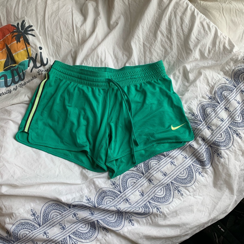 Green Nike Shorts